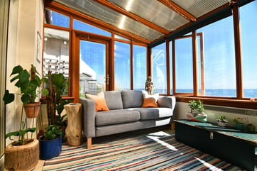 Florida sunroom on the beach