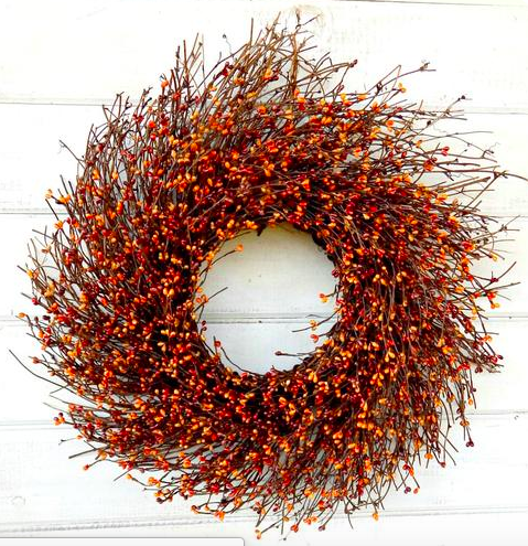 Etsy Autumn Berry Wreath