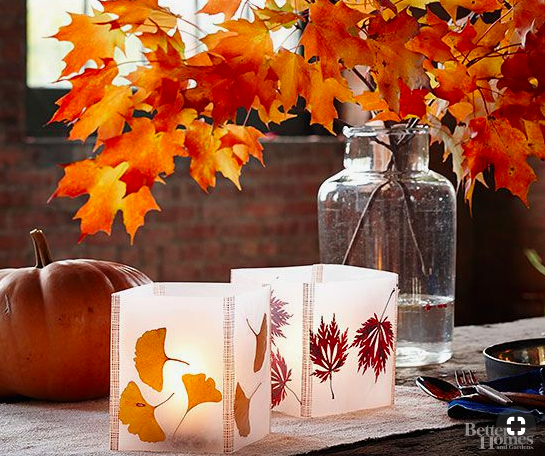 fall decor table centerpiece