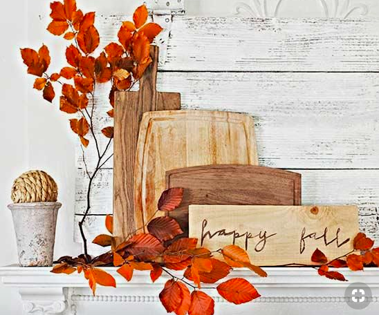 fall mantle decor