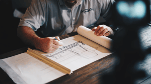 building professional drawing building construt
